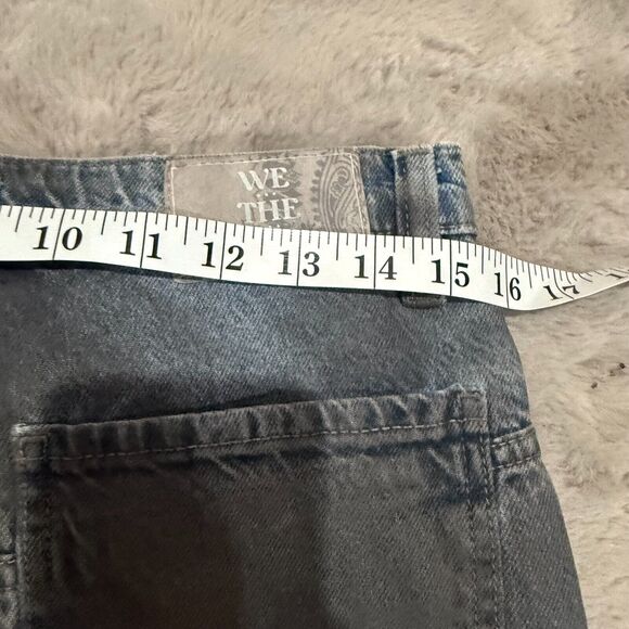 NWT Free People We The Free Tinsley Baggy High Rise Jean 28 Dark Gray Rinse Boho - Picture 16 of 16